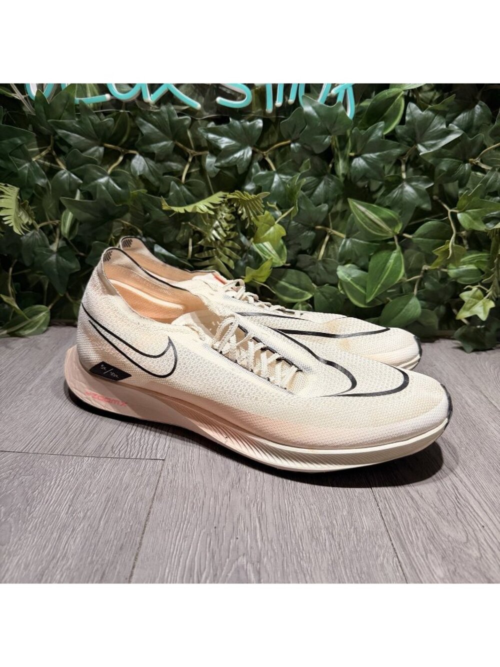 Nike ZoomX Streakfly Pale Ivory Guava Ice Men Racing Run Shoes DJ6566-105 Sz 15